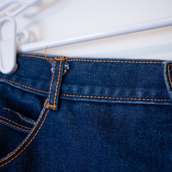 Vtg 12 High Waisted Gitano Jeans High Rise Bold Hem Classic Denim Soft Autumn - Picture 8 of 9